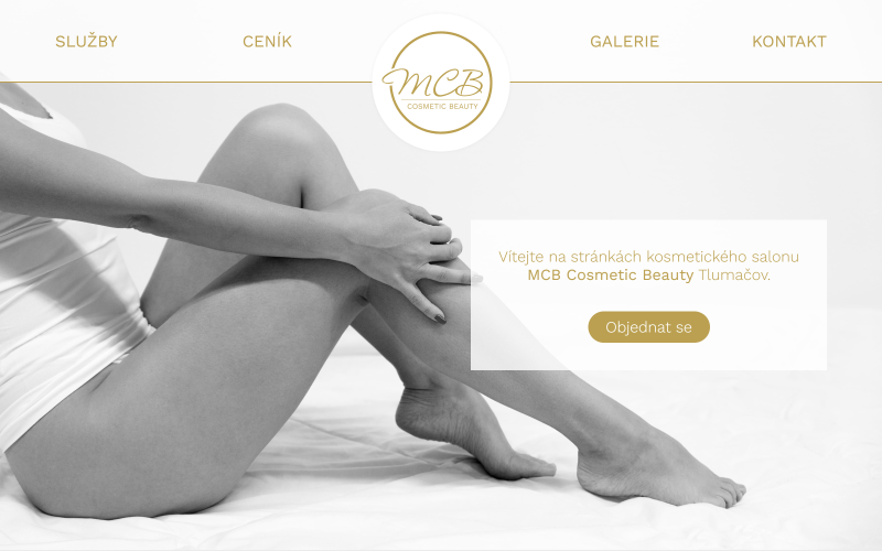 Web pro kosmetický salon